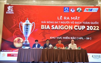 Giải bóng đá 7 người vô địch toàn quốc trở lại với tên Bia Saigon Cup 2022