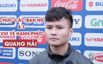 8.3, thủ quân tuyển U.23 - Quang Hải gửi lời chúc gì đến chị em phụ nữ?