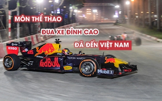 Mãn nhãn với màn đua xe công thức 1 ngay tại Hà Nội