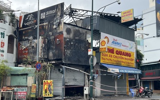 TP.HCM: Cháy tiệm sửa xe trên đường Bạch Đằng
