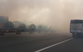 Tai nạn liên hoàn trên cao tốc TP.HCM – Long Thành – Dầu Giây vì... khói
