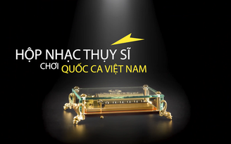Hộp nhạc Thụy Sĩ chơi Quốc ca Việt Nam của hãng cơ khí 150 tuổi