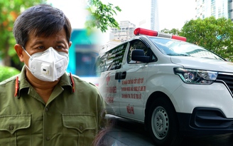 Ông Đoàn Ngọc Hải “chia tay” xe cứu thương, nhận 3 tỉ mua máy thở cho bệnh viện dã chiến Covid-19