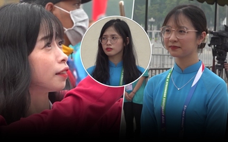 Nữ sinh Hà Nội được 'cộng điểm rèn luyện' khi làm tình nguyện viên SEA Games