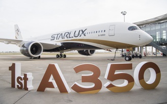 Starlux Airlines nhận máy bay A350 đầu tiên