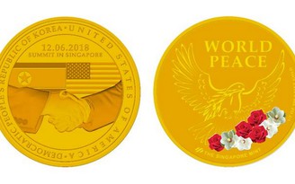 Singapore ra đồng xu kỷ niệm thượng đỉnh Mỹ-Triều