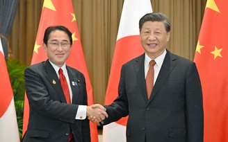 Lãnh đạo Trung Quốc và Nhật hội đàm