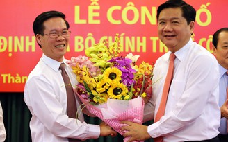 Ông Đinh La Thăng làm Bí thư Thành ủy TP.HCM; ông Võ Văn Thưởng làm Trưởng ban Tuyên giáo T.Ư