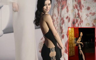 Kiều nữ gây sốc với váy hở bạo tại lễ trao giải điện ảnh Hồng Kông