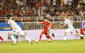 U.20 Việt Nam 1-4 U.20 Argentina: Điểm sáng khâu thể lực