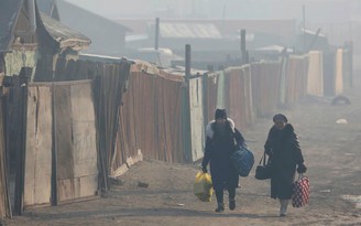 Khốn khổ với không khí độc hại ở thủ đô Mông Cổ