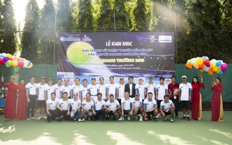 Kết thúc sôi nổi giải quần vợt từ thiện CLB Doanh nhân Sài Gòn