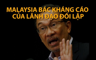 Malaysia bác kháng cáo của lãnh đạo đối lập