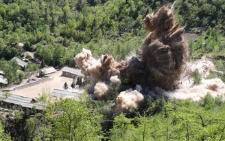 Triều Tiên phá hủy bãi thử hạt nhân Punggye-ri