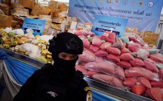 Myanmar, Thái Lan tiêu hủy hàng trăm triệu USD ma túy