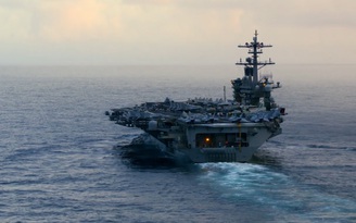 Tàu sân bay Mỹ USS Theodore Roosevelt tiến vào Biển Đông