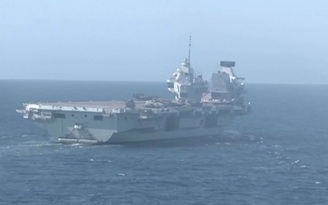 Xem tàu sân bay Anh tập trận cùng NATO trước khi đến Biển Đông