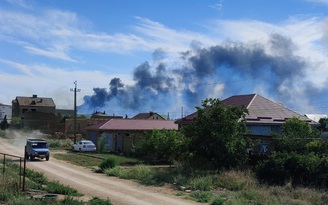 Nhiều vụ nổ xảy ra tại các khu vực xa tiền tuyến Ukraine