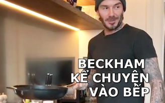 Đến Việt Nam, David Beckham kể chuyện nấu ăn thay vợ