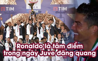 Ronaldo là tâm điểm trong ngày Juve đăng quang