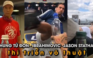 Ibrahimovic thi triển võ nghệ theo phong cách Chung Tử Đơn, Jason Statham