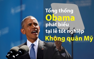 Tổng thống Obama khiến lính không quân cười nghiêng ngả