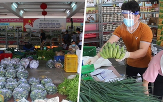 Trung tâm văn hóa quận bỗng thành “siêu thị dã chiến” ngày Covid-19