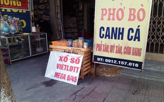 Xổ số Vietlott xuất hiện trái phép ở Thái Bình