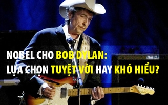 Nobel cho Bob Dylan: Lựa chọn tuyệt vời hay khó hiểu?
