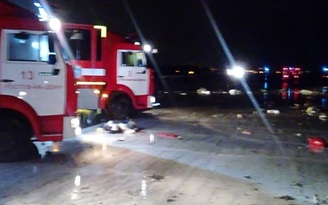 [CHÙM ẢNH] Máy bay của FlyDubai rơi ở Nga, 62 người thiệt mạng