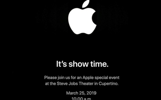 Apple 'chốt' lịch tổ chức sự kiện tháng 3