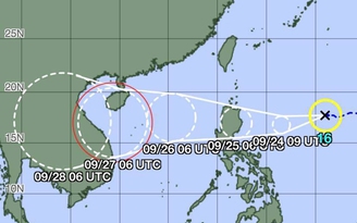 Áp thấp nhiệt đới gần Biển Đông gió giật cấp 9, sẽ mạnh lên thành bão
