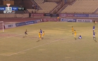 Vòng 14 V-League: SLNA hòa đáng tiếc Than Quảng Ninh