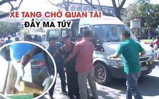 Thót tim giây phút cảnh sát ập vào bắt xe tang chở quan tài đầy ma túy