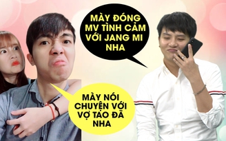 Thánh sợ vợ Cris Devil tá hỏa khi Duy Khánh gọi điện nhờ đóng MV với Jang Mi