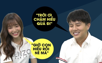 Duy Khánh chê Jang Mi chậm hiểu: 'Chuyện từ ban ngày mà tối về nhà mới cười'