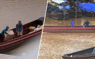 Buôn lậu công khai trước chốt biên phòng – Kỳ 1: Vượt biên “mổ hàng”