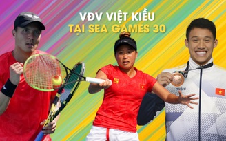 Những gương mặt Việt kiều tỏa sáng tại SEA Games 30