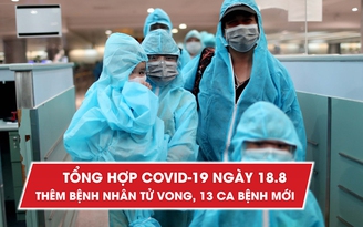 Tổng hợp tin Covid-19 ngày 18.8: Một ngày thêm 13 ca bệnh, bệnh nhân thứ 25 tử vong