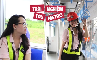 Trải nghiệm tiện ích bên trong đoàn tàu metro hiện đại tuyến Bến Thành - Suối Tiên