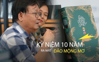 10 năm ‘Đảo mộng mơ’ ra mắt, nhà văn Nguyễn Nhật Ánh nghẹn ngào ký tặng độc giả