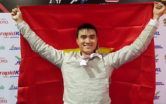 Chiến tích vàng của hot boy đấu kiếm