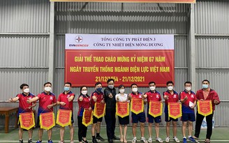 Giải thể thao chào mừng 67 năm Ngày Truyền thống ngành Điện lực Việt Nam Giải thể thao chào mừng 67 năm Ngày Truyền thống ngành Điện lực Việt Nam