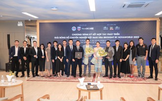 VBA và Novaworld hợp tác phát triển Giải Bóng rổ chuyên nghiệp Việt Nam
