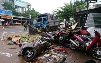 Xe tải lao vào chợ ở Đắk Nông: Nạn nhân thứ 6 không qua khỏi