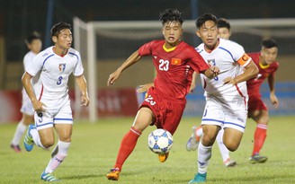 U.19 quốc tế 2017: U.19 tuyển chọn Việt Nam thắng dễ Đài Bắc Trung Hoa