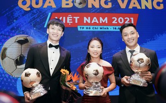 Nguyễn Hoàng Đức lần đầu giành Quả bóng vàng Việt Nam