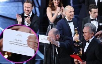 Oscar 2017: Khoảnh khắc gây hoang mang khi giải thưởng Phim hay nhất bị công bố nhầm