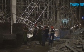 Đà Nẵng: Sập giàn giáo công trình tổ hợp 33 tầng , 4 người bị thương