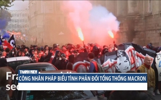 Công nhân, sinh viên Pháp biểu tình chống kế hoạch cải cách của Tổng thống Macron